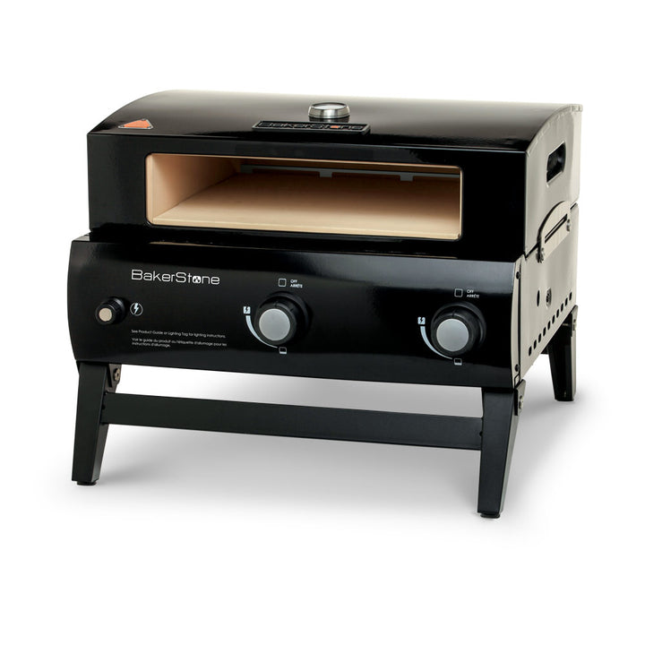 BakerStone 2024 9152403 Portable Gas Pizza Oven, Black